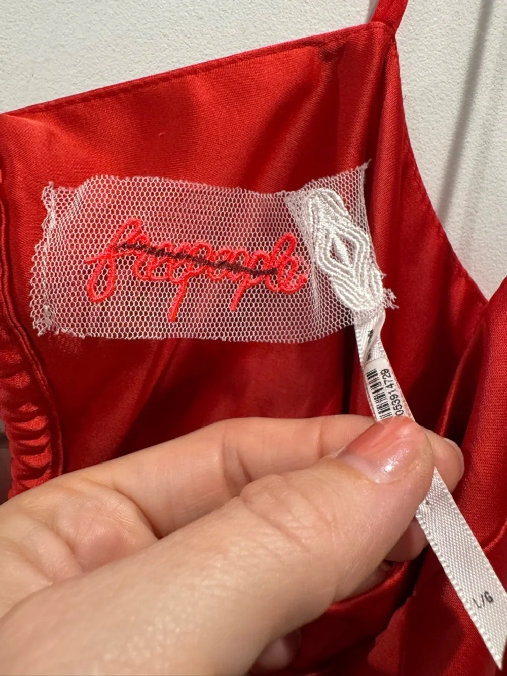 Free People Red Freya bustier Maxi Dress - Picture 7 of 9